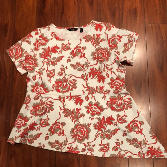 Dennis Basso Printed Luxe Crepe Pull-On Wide-Leg Pants And Tunic Top 2 Piece Set - Picture 9 of 13
